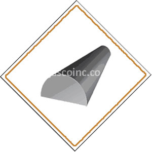 Copper Nickel 70/30 Half-Round Bar